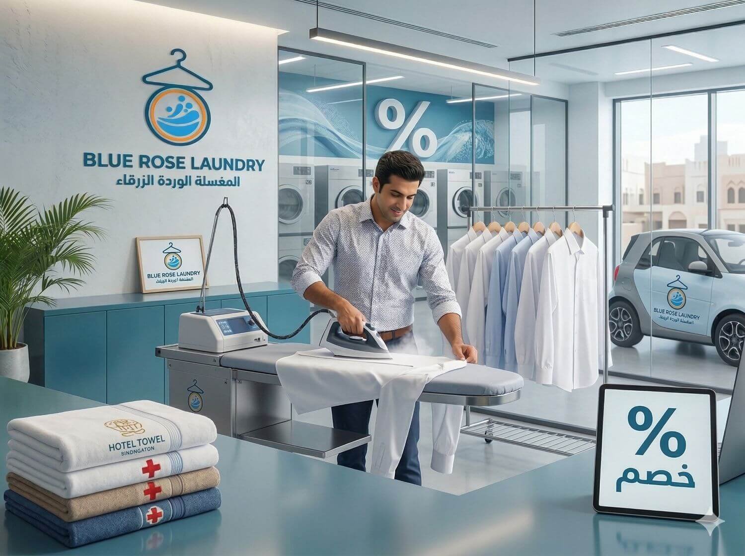 Inside Blue Rose Laundry